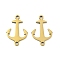 Ion Plating(IP) 201 Stainless Steel Connector Charms, Anchor Links, Golden, 19.5x12.5x1mm, Hole: 1.5mm