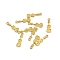Tibetan Style Alloy Pendants, Musical Instrument Charms, Golden, 23.5x7mm, 100pcs/set