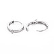 Латунные серьги-обручи KK-S364-158-4