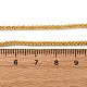 2 мм латунь цепи ожерелья NJEW-C094-01G-5