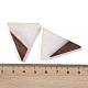 Подвески из смолы и дерева WOOD-F015-06G-3