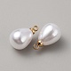 Абс пластмассовые жемчужные подвески FIND-WH0417-13G-03-2