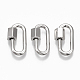 Латунные брелоки с карабином KK-T047-08P-1