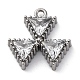 Подвески из нержавеющей стали 304 с кубическим цирконием STAS-R141-04P-01-1