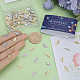 100 шт. 2-х цветные подвески из нержавеющей стали 304 STAS-SC0006-86-3