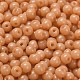 Непрозрачные цветные стеклянные бусины SEED-C001-02B-03-3