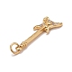 Латунные подвески с фианитами KK-M229-51G-3