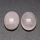 Овальные кварцевые кабошоны натуральный роза G-K020-18x13mm-07-1