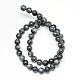 Натуральные нити бус из ларвикита G-R345-8mm-33-2