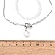 Двухслойные ожерелья из нержавеющей стали 304 NJEW-R026-28P-5