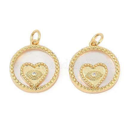 Латунные микро проложить кубического циркония подвески KK-U058-02G-1
