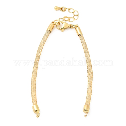 Изготовление браслета из латунной сетки-цепочки DIY-B066-01G-01-1