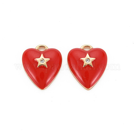 Латунные микропаве прозрачные кубические циркониевые подвески KK-S356-611G-NF-1
