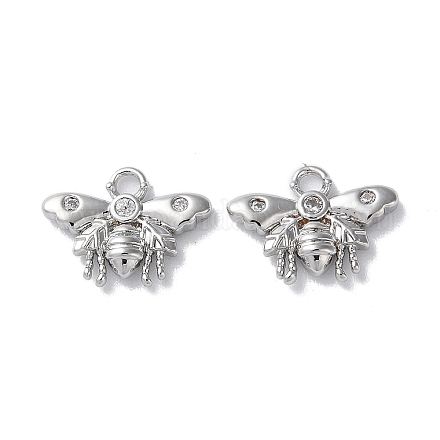 Латунные микро проложить кубического циркония подвески KK-F867-11P-1