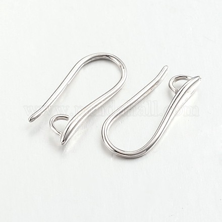 Латунь серьги крючки для серег конструкций X-KK-M142-02P-RS-1