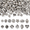 Pandahall 120Pcs 12 Styles Tibetan Style Alloy Beads, Mixed Shapes, Antique Silver, 7.5~12x6.5~10x4~6.5mm, Hole: 1.4~1.6mm, 10pcs/style