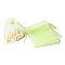 100Pcs Rectangle Organza DIY Craft Drawstring Bags, for Valentine Birthday Wedding Party Candy Wrapping, Pale Green, 9x7cm