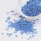 DIY Craft Beads 12/0 Opaque Colors Lustered Round Glass Seed Beads, Cornflower Blue, Size: about 2mm in diameter, hole:1mm, about 3304pcs/50g