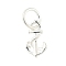 925 Sterling Silver Boat Anchor Charms, with Jump Rings, Silver, 9.5x5.5x1mm, Hole: 3.7mm