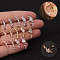 316L Surgical Stainless Steel Clear Cubic Zirconia Cartilage Earrings, Stainless Steel Color, Star, 6x3mm, Pin: 0.8mm