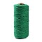 Cotton String Threads for Crafts Knitting Making, Teal, 3mm, about 109.36 Yards(100m)/Roll