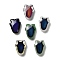 Glass Beads, Temperature Sensing Color Changing Beads, Tulip, Mixed Color, 15x11.5x5.5mm, Hole: 1.3mm