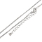 Brass Box Chain Necklaces, Long-Lasting Plated, Real Platinum Plated, 16.34 inch(41.5cm)