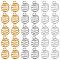 108Pcs 3 Colors Stainless Steel Spiral Bead Cage Pendants, Hollow Spring Ball Charms, Mixed Color, 11x8mm, Hole: 2mm, 36pcs/color