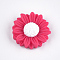 Resin Cabochons, Sunflower, Deep Pink, 24x7mm