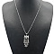 Fashionable Alloy Pendant Necklaces, with Jet Rhinestone, Owl
