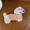 Cellulose Acetate Claw Hair Clips, Hair Accessories for Women & Girls, Dog, PeachPuff, 110x65mm