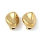 304 Stainless Steel Beads, Ion Plating(IP), Nuggets, Real 18K Gold Plated, 11x10x8mm, Hole: 2mm