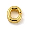 Brass Pendants, Cadmium Free & Nickel Free & Lead Free, Real 18K Gold Plated, Letter C, 8x7x3mm, Hole: 1.2mm