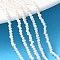 Natural Cultured Freshwater Pearl Beads Strands, Potato, Grade 4A++, Seashell Color, 1.8~2.2mm, Hole: 0.5mm, about 201~205pcs/strand, 14.61~14.88''(37.1~37.8cm)