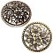 GORGECRAFT 2PCS Candle Cover Topper Scented Candles Cover Flowers lid Jar Candles Gold Red Alloy Candle Toppers Jar Shade Sleeves Accessories to Burn Evenly for Jar Candles Melt Space