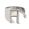 Non-Tarnish 201 Stainless Steel Finger Rings, Letter H, Inner Diameter: 18mm