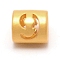 Alloy Beads, Column with Hollow Number, Matte Gold Color, Number, 6.5x6mm, Hole: 3.3mm
