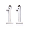 Tarnish Resistant 201 Stainless Steel Charms, Number, Laser Cut, Stainless Steel Color, Num.1, 15x5.5x1.5mm, Hole: 1.5mm