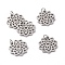 Tarnish Resistant 304 Stainless Steel Pendants, Flower, Stainless Steel Color, 16.5x16x1mm, Hole: 3mm