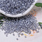 MIYUKI Delica Beads, Cylinder, Japanese Seed Beads, 11/0, (DB0242) Silver Gray Ceylon, 1.3x1.6mm, Hole: 0.8mm, about 20000pcs/bag, 100g/bag