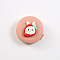 Catoon Rabbit with Strawberry Metric & Imperial Soft Tape Measure, for Body, Sewing, Tailor, Clothes, Pink, 5cm, Tape Length: 150cm(4.92 feet)