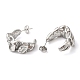 Серьги-гвоздики из нержавеющей стали 304 EJEW-K244-36P-2