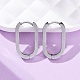 Серьги-кольца Huggie Hoop из нержавеющей стали 304 STAS-H156-11C-P-1
