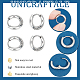 Серьги-кольца унисекс из нержавеющей стали 304 STAS-UN0002-60P-06-5