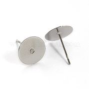 Серьги-гвоздики из нержавеющей стали 304 STAS-K124-09P