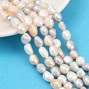 Нити из натурального культивированного пресноводного жемчуга PEAR-P064-20K-09F