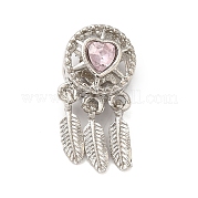 Стойки покрытие сплава горный хрусталь европейских бусы PALLOY-S189-39P-03