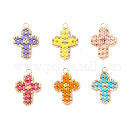 Стеклянные подвески из бисера PALLOY-MZ00881-1