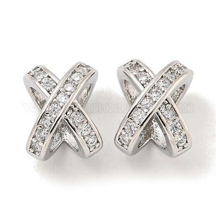 Латунные микропаве из прозрачного кубического циркония KK-L211-001P-1