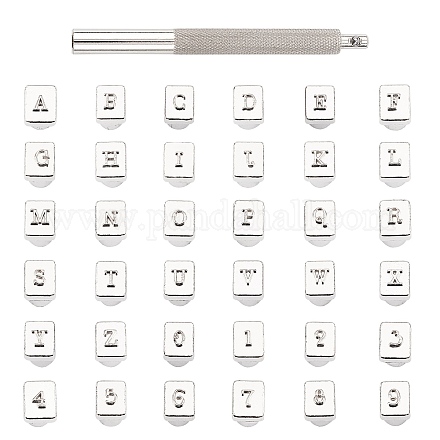 Набор инструментов для штамповки изделий из кожи TOOL-WH0119-67-1